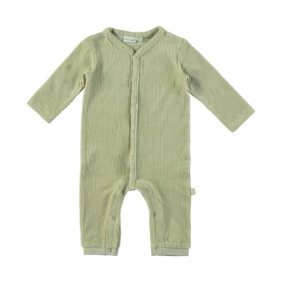 Babylook T-Shirt Overslag Rib Oatmeal Melee Prematuur