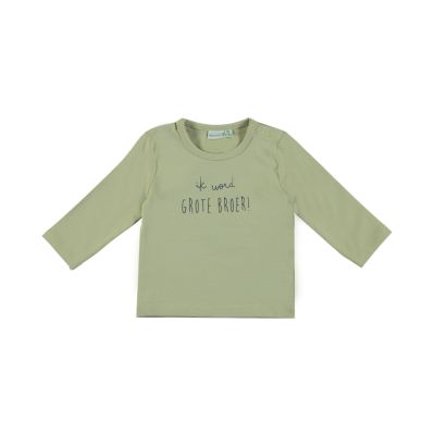 Babylook T-Shirt Grote Broer Moss Gray