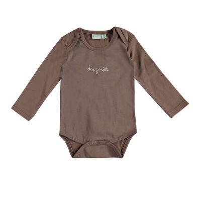 Babylook Deugniet Romper - Maat 68 - Deep Taupe