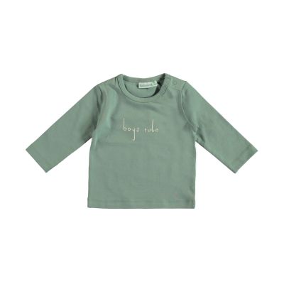 Babylook Boys Rule T-Shirt - Mt. 56 - Chinois Green 