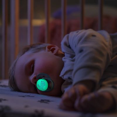 Philips Avent Fopspeen - Ultra Soft Nighttime - 18+ maanden - 2 stuks - Glow in the Dark