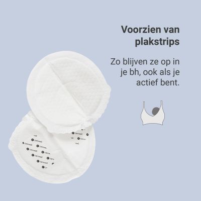 Carriwell Disposable Zoogcompressen - 50 Stuks - Bamboe Carriwell Disposable Zoogcompressen - 50 Stuks - Bamboe