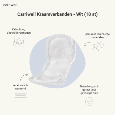 Carriwell Kraamverbanden - 10 Stuks