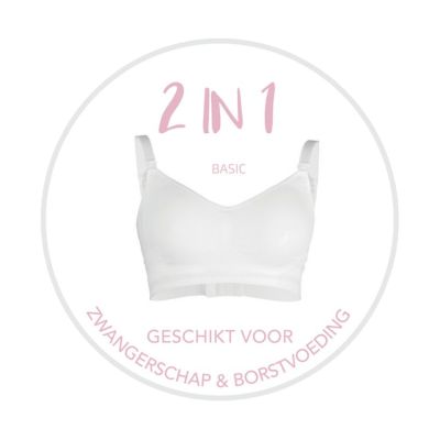 Carriwell Meegroei & Voedingsbeha Original Wit M Carriwell Meegroei & Voedingsbeha Original Wit M