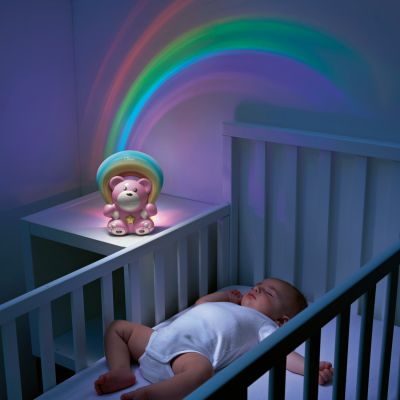 Chicco Projector Rainbow Bear Pink