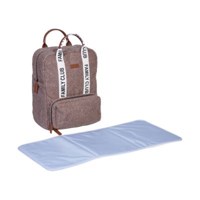 Childhome Mini Club Kinderrugzak - Signature - Teddy - Zacht Bruin Childhome Mini Club Kinderrugzak - Signature - Teddy - Zacht Bruin