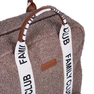 Childhome Mini Club Kinderrugzak - Signature - Teddy - Zacht Bruin Childhome Mini Club Kinderrugzak - Signature - Teddy - Zacht Bruin