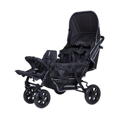 Childhome Drieling Kinderwagen - Triplet - Zwart