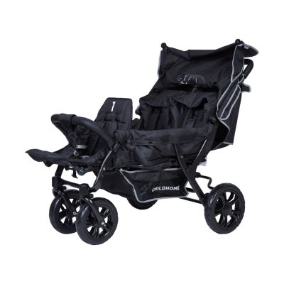 Childhome Drieling Kinderwagen - Triplet - Zwart