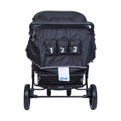 Childhome Drieling Kinderwagen - Triplet - Zwart