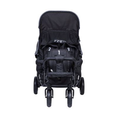 Childhome Drieling Kinderwagen - Triplet - Zwart