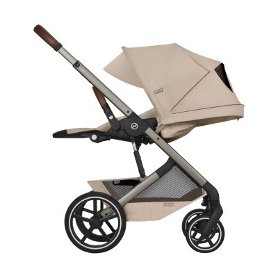Cybex Balios S Lux Kinderwagen en Reiswieg Taupe - Almond Beige Cybex Balios S Lux Kinderwagen en Reiswieg Taupe - Almond Beige