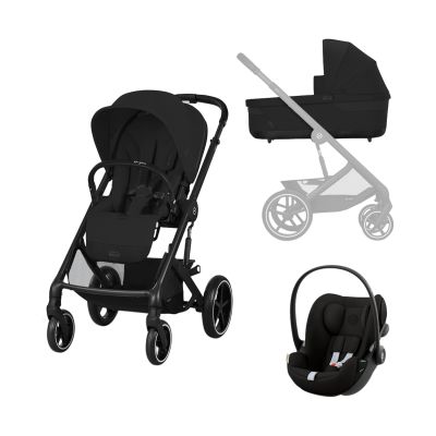 Cybex Balios One Box Comfort 3-in-1 Kinderwagen - Moon Black