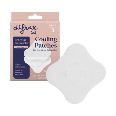 Difrax Verkoelende Tepelpads Met Lanoline - 8 Stuks Difrax Verkoelende Tepelpads Met Lanoline - 8 Stuks