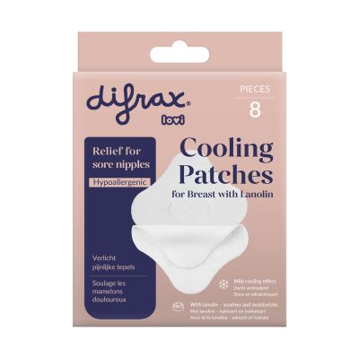 Difrax Verkoelende Tepelpads Met Lanoline - 8 Stuks Difrax Verkoelende Tepelpads Met Lanoline - 8 Stuks