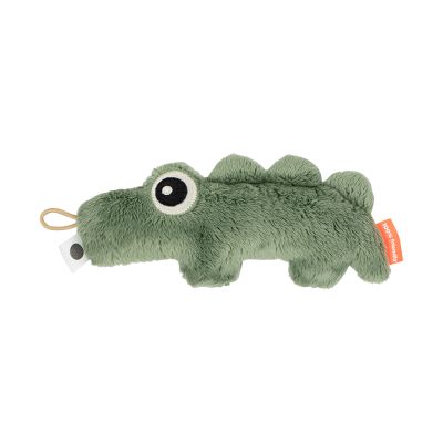 Done By Deer Tiny Sensory Rattle Croco Green