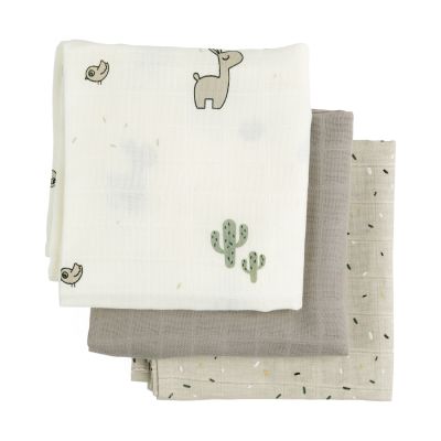 Done By Deer Monddoek GOTS Lalee Sand 3-Pack