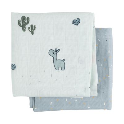 Done By Deer Lalee Swaddle Blue 2 Stuks