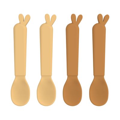 Done By Deer Kiddish Spoons Lalee Mustard 4-pack