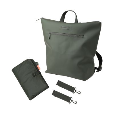 Done By Deer Changing Backpack Dark Green