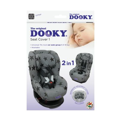 Dooky Autostoelhoes Grey Stars 1+