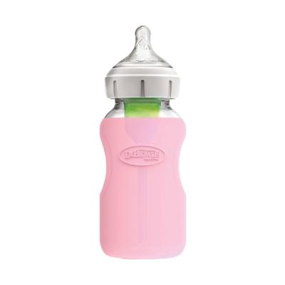 Dr. Brown's Flesbeschermer Brede Hals Roze 270ml