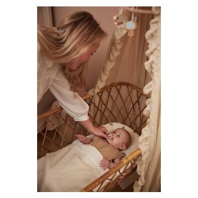 Jollein Wiegdeken Basic Knit Ivory 75 x 100 cm