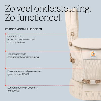 Ergobaby Adapt Soft Flex Mesh Draagzak - Graphite Grey