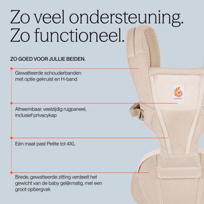 Ergobaby Alta Hip Seat - Onyx Black Ergobaby Alta Hip Seat - Onyx Black