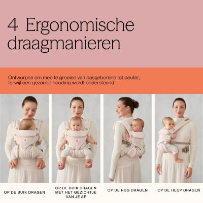 Ergobaby Draagzak Omni Classic - Cool Air Mesh - Onyx Black