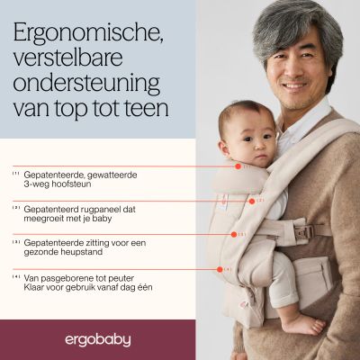 Ergobaby Omni Deluxe Cotton Draagzak - Onyx Black