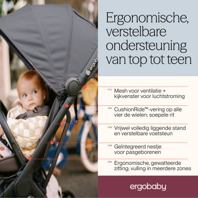Ergobaby Metro 3 Buggy - Onyx Black