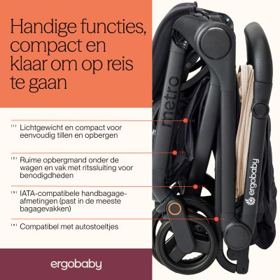 Ergobaby Metro 3 Buggy - Onyx Black