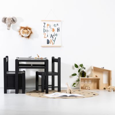 Europe Baby Basic II Tafeltje Mat Zwart Europe Baby Basic II Tafeltje Mat Zwart