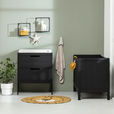 Europe Baby Ralph Luiertafel - Mat Zwart