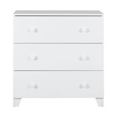 Europe Baby Sarah Ledikant 60 x 120 cm/Commode 3 Laden/Hanglegkast 2 Deuren - Wit