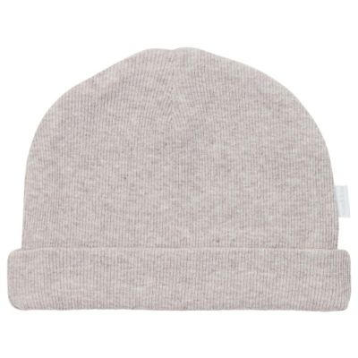 Noppies Muts Rib Nevel Taupe Melange  3-6 mnd