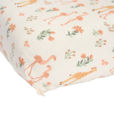 Little Dutch Wieg Hoeslaken - Blooming Safari Little Dutch Wieg Hoeslaken - Blooming Safari
