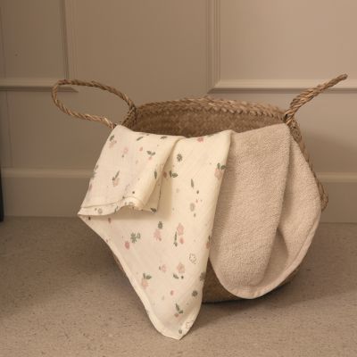 Witlof For Kids Vintage Flowers Tetra Doek - 65 x 65 cm 