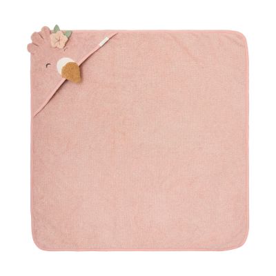 Little Dutch Badcape Flamingo - 75x75 cm - Roze Little Dutch Badcape Flamingo - 75x75 cm - Roze