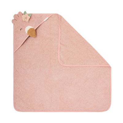 Little Dutch Badcape Flamingo - 75x75 cm - Roze Little Dutch Badcape Flamingo - 75x75 cm - Roze