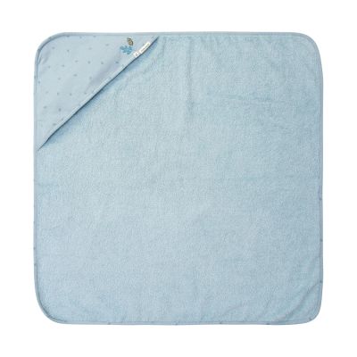 Little Dutch Pure Badcape - 100 x 100 cm - Denim Blue