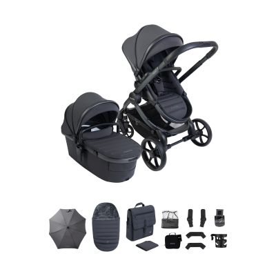 iCandy Peach 8 2-in-1 Kinderwagen Complete Bundel - Grey iCandy Peach 8 2-in-1 Kinderwagen Complete Bundel - Grey