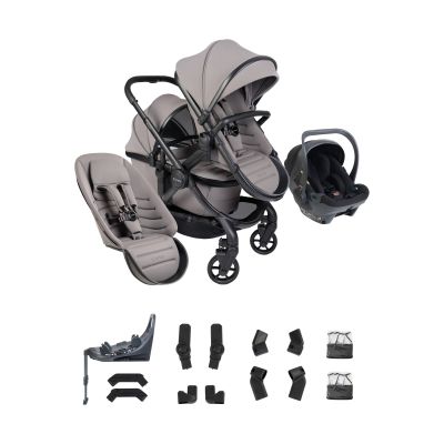 iCandy Peach 8 Double Kinderwagen 3-in-1 - Complete Travel Bundel