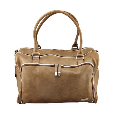 Isoki Double Zip Satchel - Latte