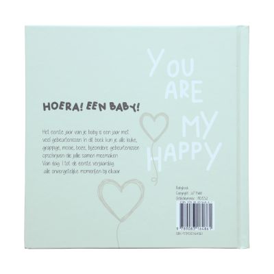 Jep! Kids Babyboek Zacht Groen