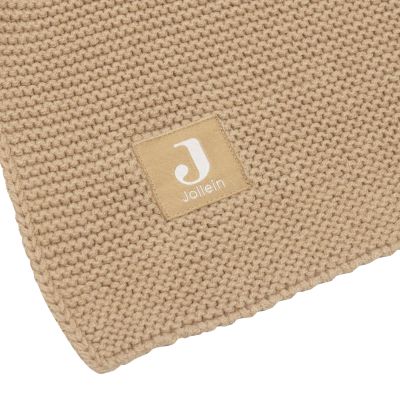 Jollein Basic Knit Wiegdeken - 75 x 100 cm - Hazel