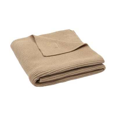 Jollein Basic Knit Wiegdeken - 75 x 100 cm - Hazel