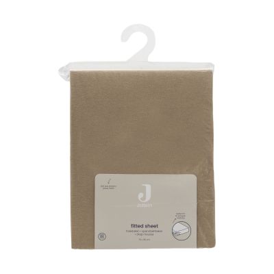 Jollein Hoeslaken Boxmatras - 75x95 cm - Jersey - Hazel