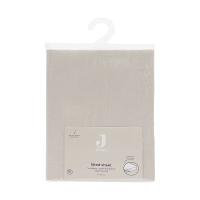 Jollein Hoeslaken Boxmatras - 75x95 cm - Jersey - Sand
